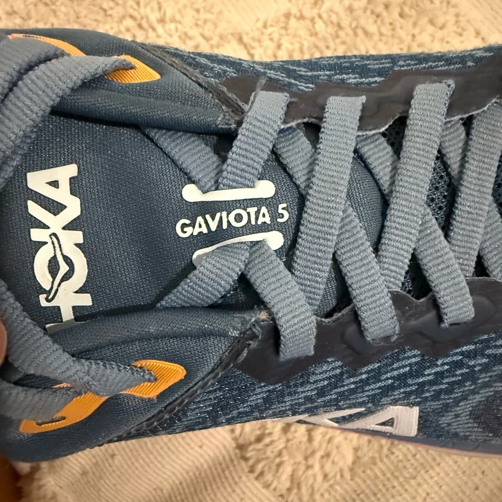 HOKA Dynamic Blue and Pink Sneakers Gaviota 5 - Picture 5 of 7